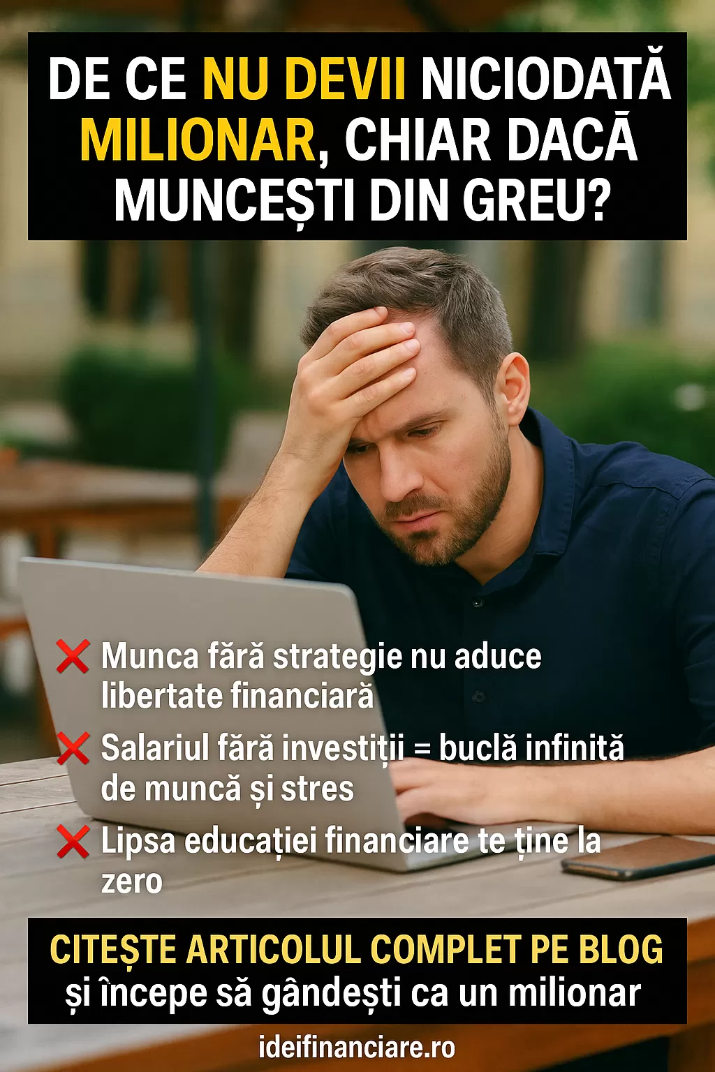 De Ce Nu Devii Milionar: Greșeli, Adevăruri și Ce Să Faci Diferit
