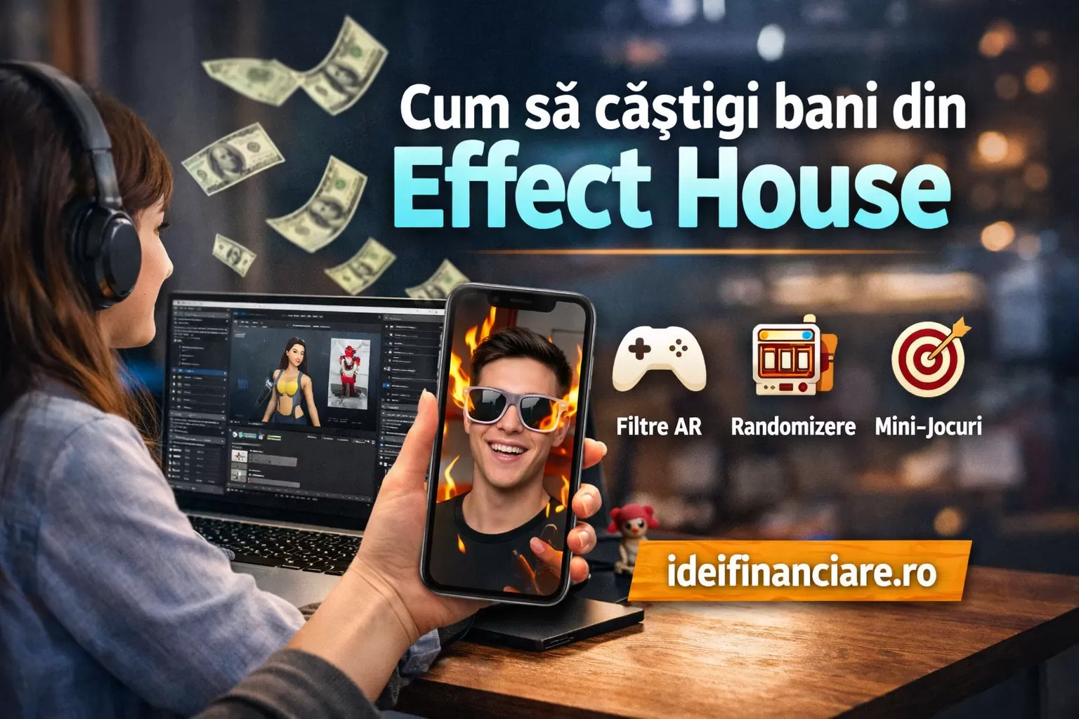 Effect House TikTok: Cum poți câștiga bani creând filtre AR în 2026 (Ghid complet pentru începători)