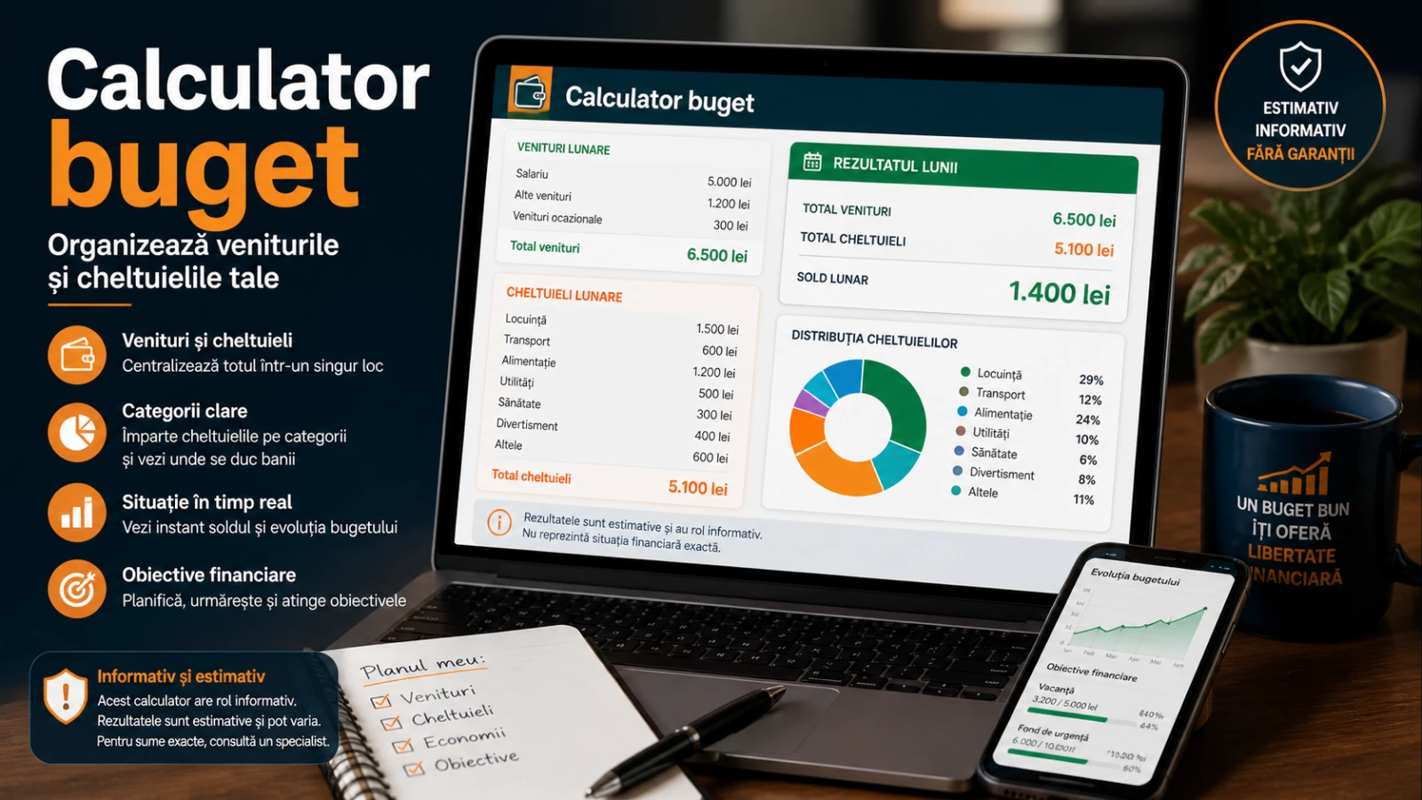 Calculator buget